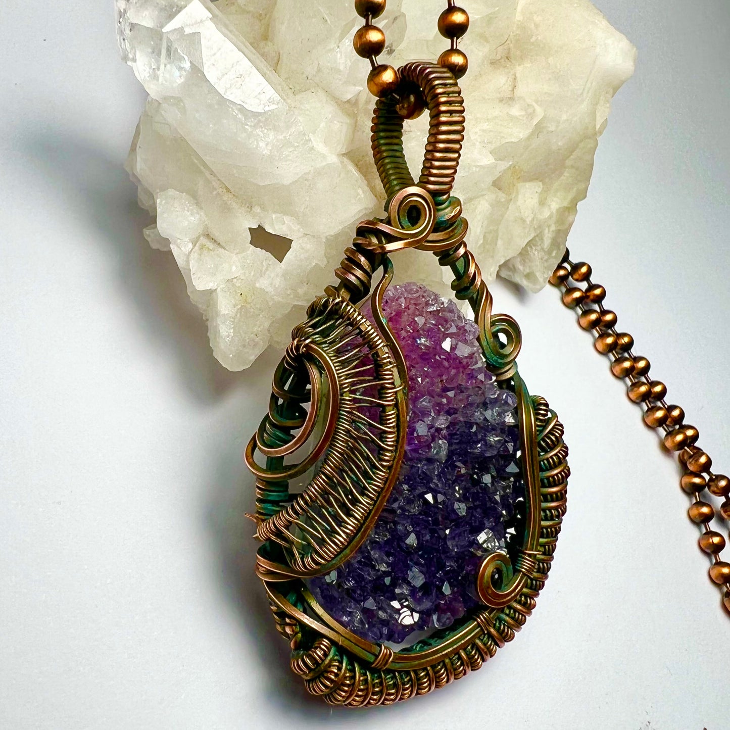 Amethyst and Copper