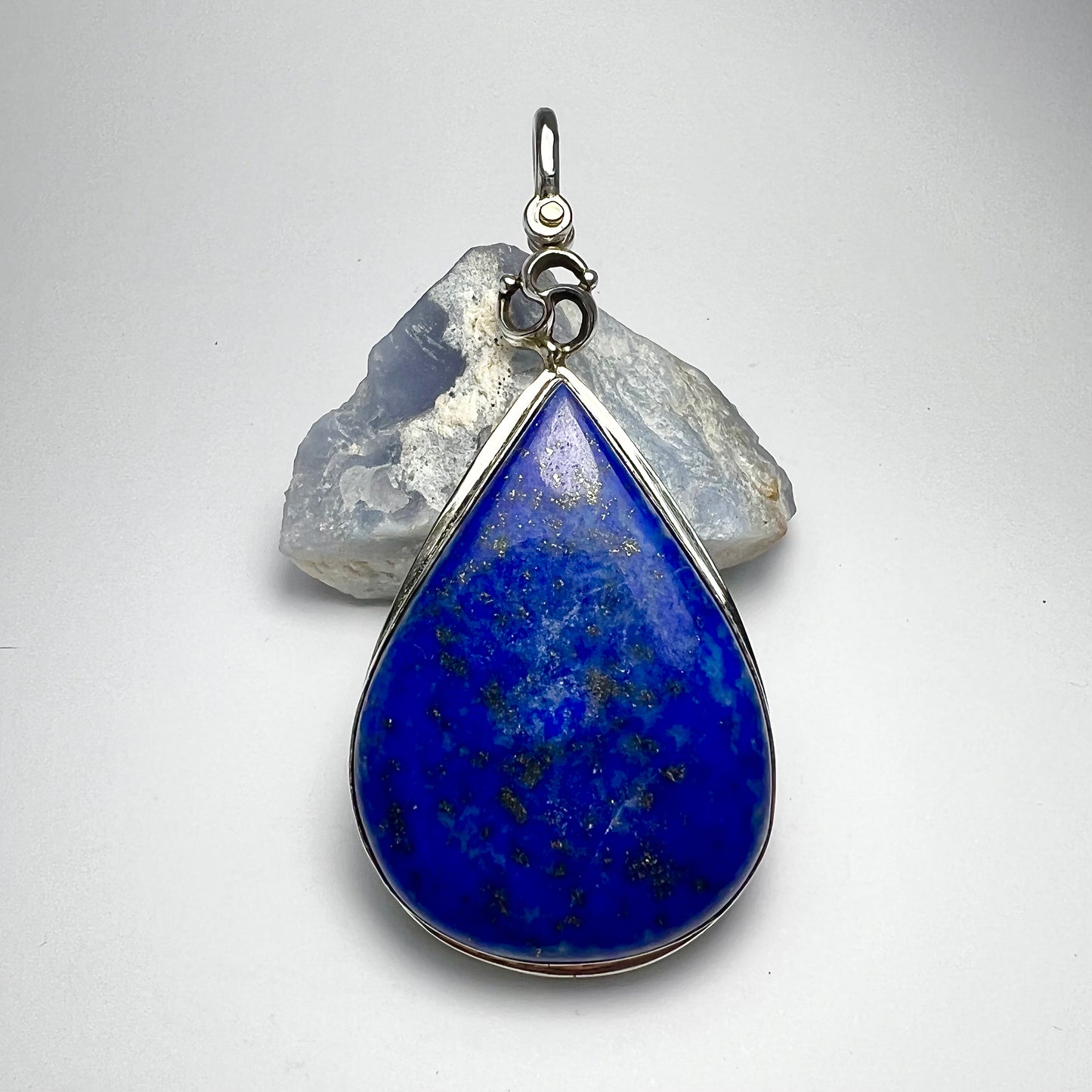 Lapis Lazuli and sterling Silver Pendant
